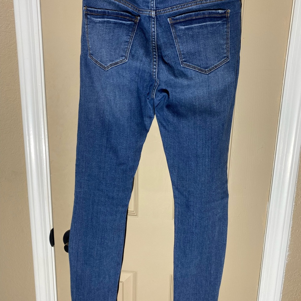 Studio Blue denim distressed stretch jeans size 27 - Picture 2 of 8